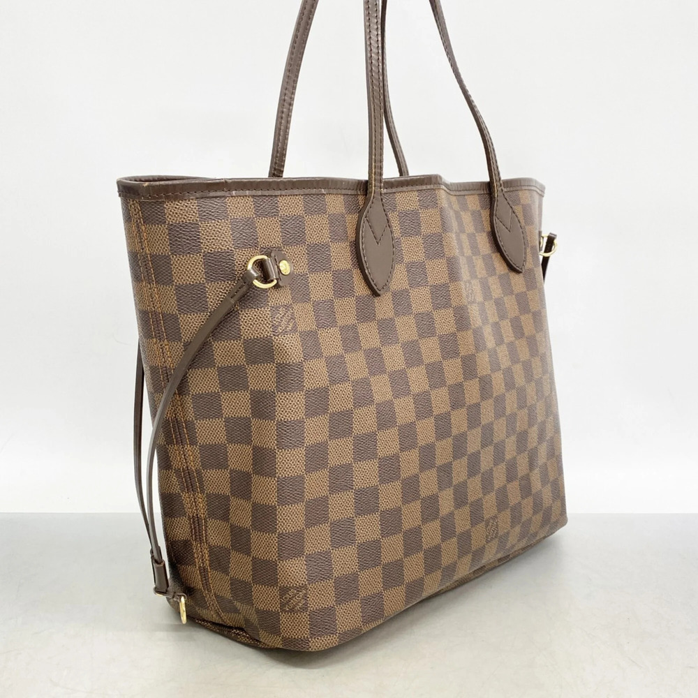 LOUIS VUITTON Brown Damier Neverfull MM Tote Bag - Picture 2 of 11